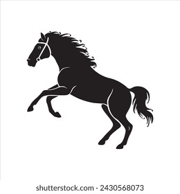Horse silhouette free eps with fully editable