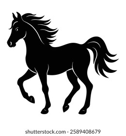 Horse silhouette, horse PNG, Horse