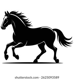 horse silhouette vector .. .. 