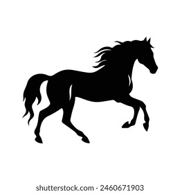 Horse silhouette  vector Art illustration 