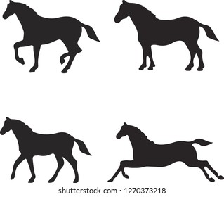 308 Horse silhoutte Images, Stock Photos & Vectors | Shutterstock