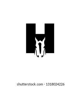Horse simple logo