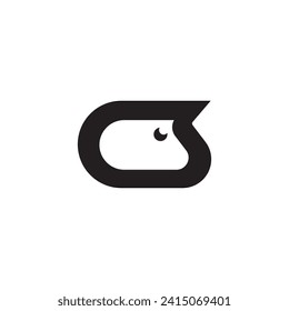 icono de diseño de logotipo minimalista simple a caballo.