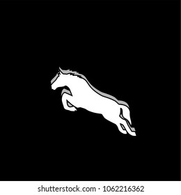 horse simple silhouette
