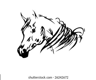 horse sketch