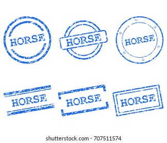 Horse stamps