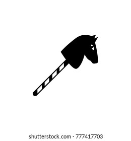 Horse stick toy icon. Children toys Icon. Premium quality graphic design. Signs, symbols collection, simple icon for websites, web design, mobile app on white background