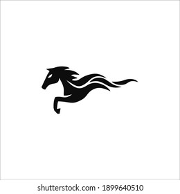 Horse Symbol Logo. Tattoo Design. Vector Illustration.