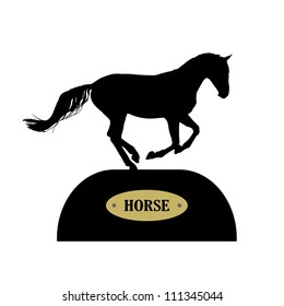 Horse symbol vector