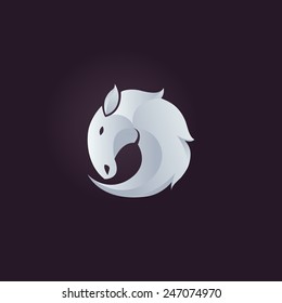 Horse symbol vector