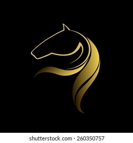 Horse symbol vector