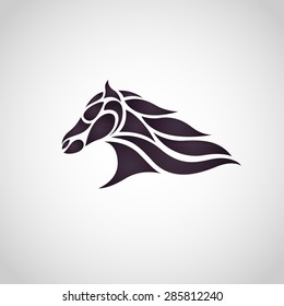 Horse symbol vector