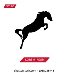 horse symbol vector icon