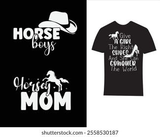 Horse t shirt design -Horse riding Printable, Vector, Illustration, T Shirt, riders club clothing custom print template For Horses Lover