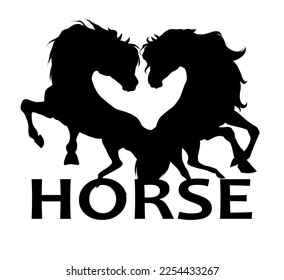 HORSE T SHIRT DESIGN IN VECTOR ISOLATED ICON