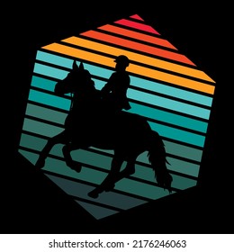 Horse t shirt and mug design vector illustration
