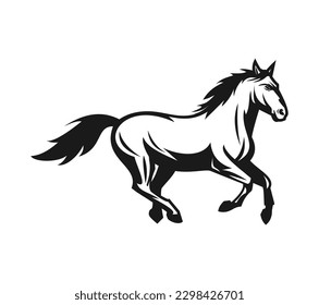 Horse Tatto Design Set Vector