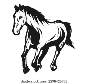 Horse Tatto Design Set Vector