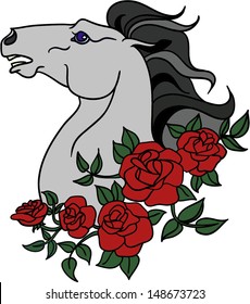 horse tattoo