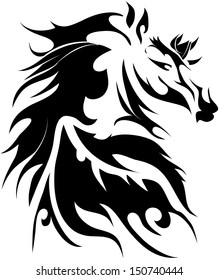 horse tattoo