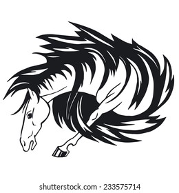 Horse tattoo