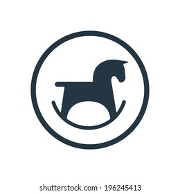 horse toy icon