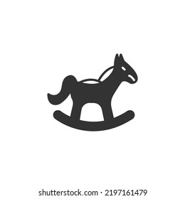 horse toy icons  symbol vector elements for infographic web