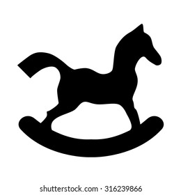 Horse toy vector  icon