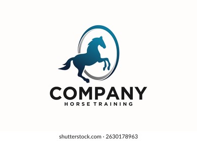 horse training logo, reference logo for your business