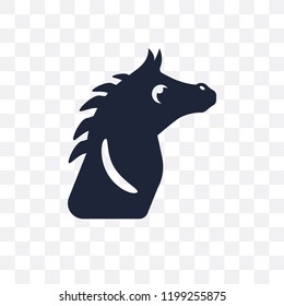 Horse transparent icon. Horse symbol design from Animals collection. Simple element vector illustration on transparent background.