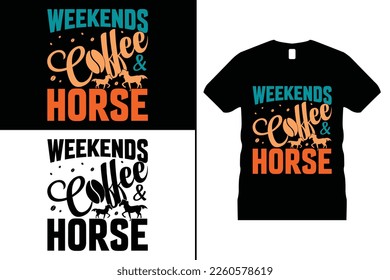 Horse T-shirt design, Funny Horse Lover Shirt vector