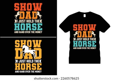 Horse T-shirt design, Funny Horse Lover Shirt vector