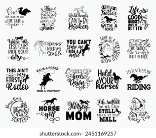 Horse T-shirt Design, Horse Vector Design Template, Horse Design, Horse T-shirt