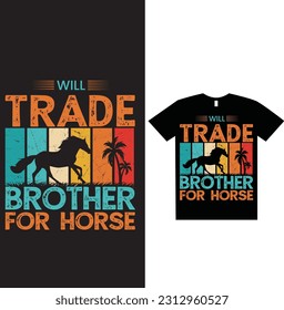 Camiseta de caballo WILL-TRADE-BROT 