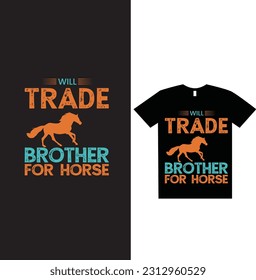 Camiseta de caballo WILL-TRADE-BROT 