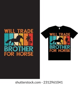 Camiseta de caballo WILL-TRADE-BROT 