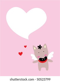 horse valentine tag