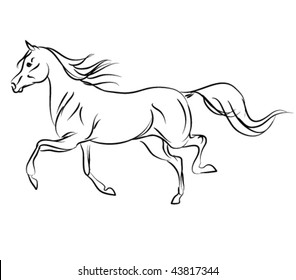 horse vector