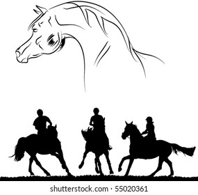 horse vector