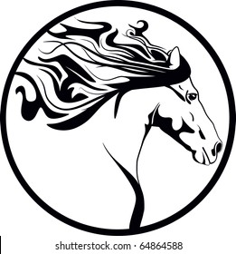 horse vector