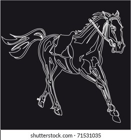 horse vector