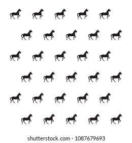 horse, vector, animal