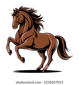 a horse vector art clip art