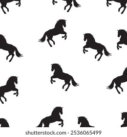 Diseño de ilustración de fondo de Vector de caballo