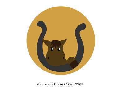 Horse Vector with Beautiful Pony