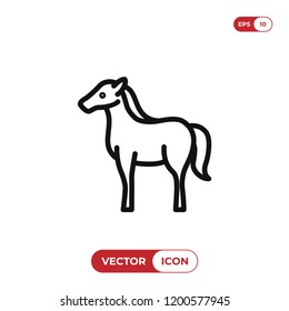 Horse vector icon