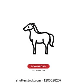 Horse vector icon
