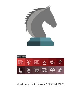 Horse vector icon