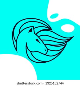horse vector icon