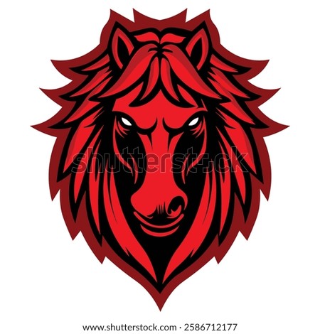 horse vector icon logo mascot 